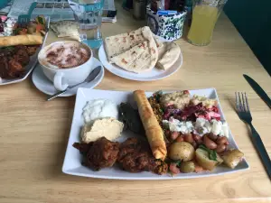 Turquoise Sandwich Bar