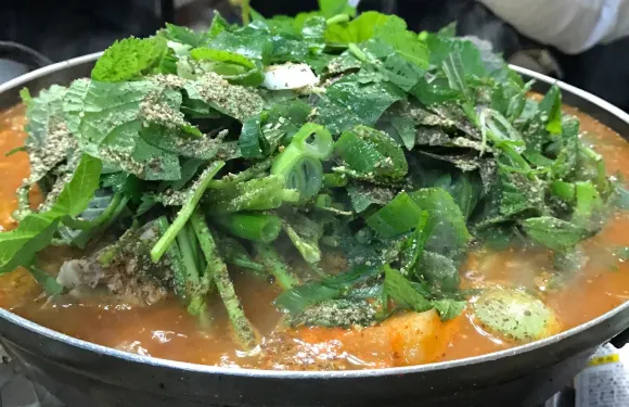 Jongro3Ga Pork Back-Bone Stew