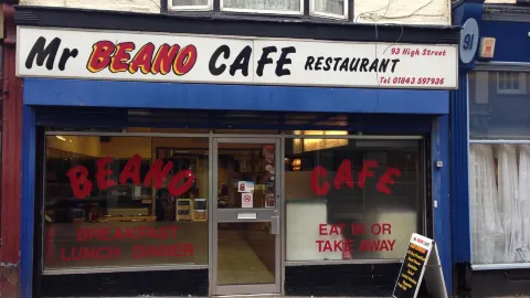 Mr. Beano Coffee Shop in Ramsgate