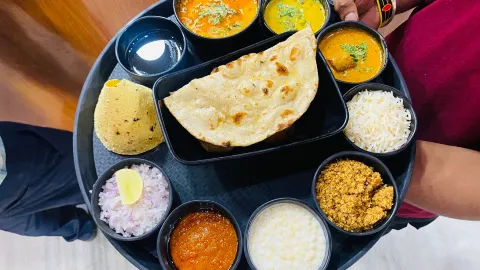 Heritage Buffet Restaurant - Daal Baati Choorma - Rajasthani Thali in Jaipur in Jaipur