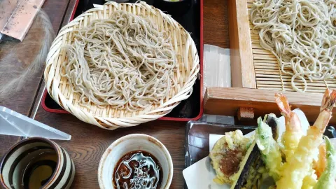 そば処 おにひら昼神店 in 阿智村