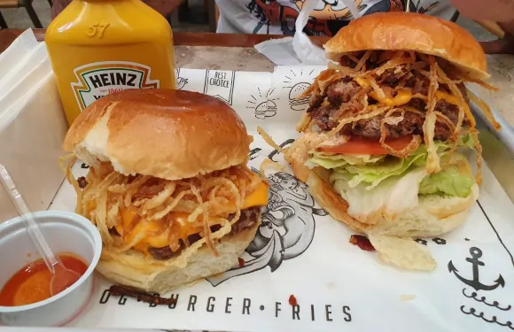Hula - Dog, Burger, Fries