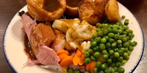 World Turned Upside Down Stonehouse Pizza & Carvery