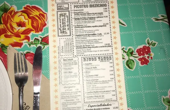 Cantina Mexcalito Tarifa