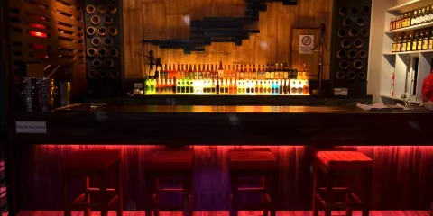 Boy's Beer and Wine Room
