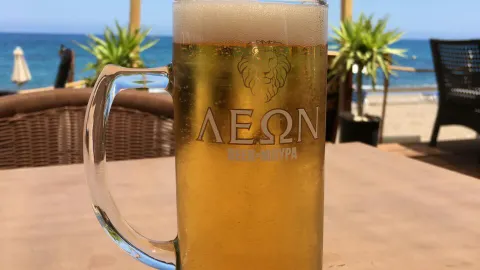 Flaming Sun Beach Bar and Restaurant in Polis