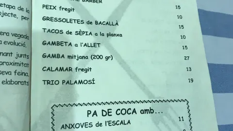 Taverna Cal Barber in Calonge