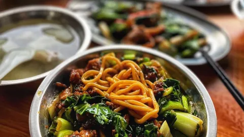 添福饭店(炒面店) in อันซี