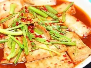 洛川縣雞汁麻辣粉煎豆腐
