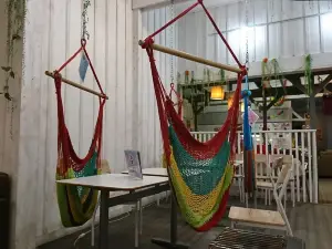 Finnish Forest Hammock Cafe