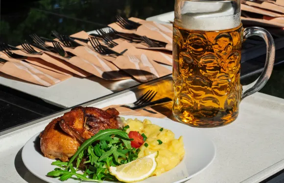 Biergarten im Schlossgarten