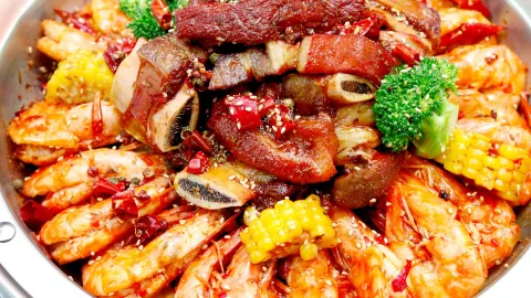 牛十三牛排大虾特色干锅(镇平店) in Zhenping
