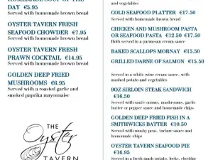 The Oyster Tavern Tralee Co.Kerry