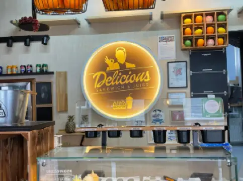 Delicious Sandwich & Juice