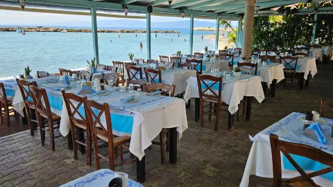 Lighthouse restaurant in Kefallinia