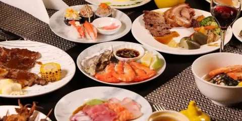 太陽獅萬麗酒店燃西餐廳