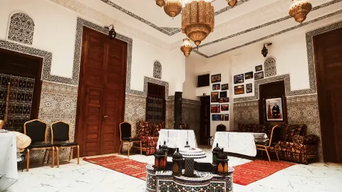 Café restaurant bel kayed in 페스