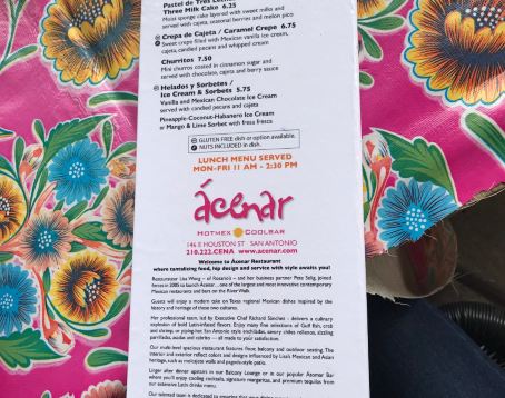 Acenar Mexican Restaurant