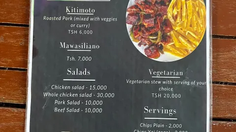 Kuonana Africa Restaurant in Moshi