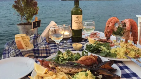 Kalamies Seaside Restaurant in Samos