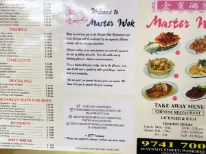 Master Wok Chinese Restaurant