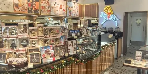 E. Wedel Chocolate Lounge at Wrocław Rynek Street