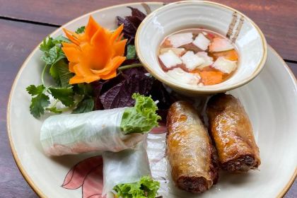 Green Farm Restaurant & Cooking Class Best Vietnamese Foods restaurant & vegan Menu