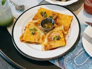 墨西哥鸡肉芝士烤饼