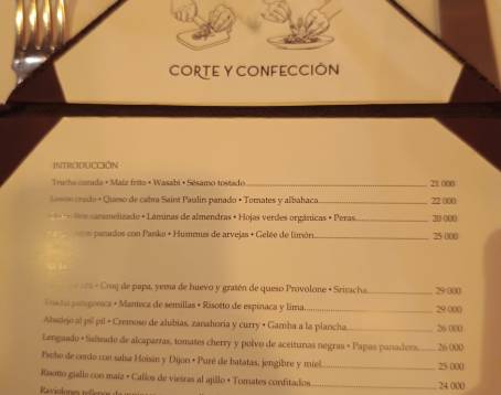 Corte y Confección