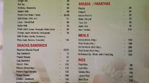 Bellmount Restaurant in Munnar