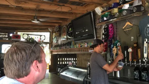 The Corolla Beer Garden in Corolla