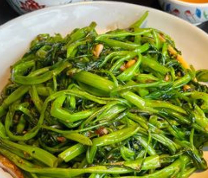 马拉盏炒通菜