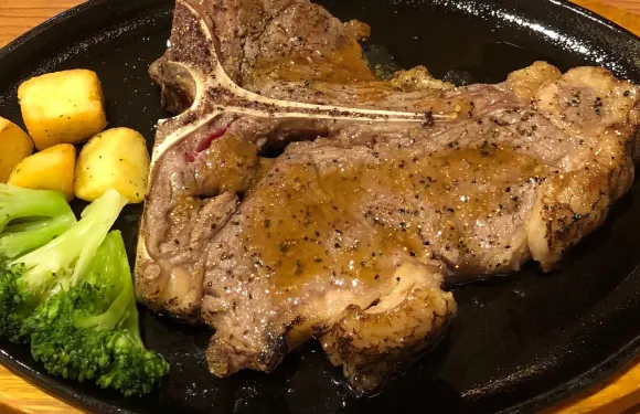 jumbo Steak Han's Apple Town