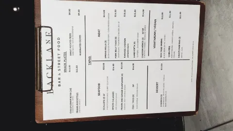 Backlane Bar and Street Food in Mooloolaba