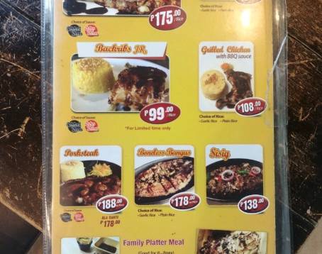 Byron's Backribs Grille - Homesite Bacolod