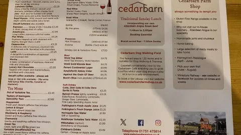 Cedarbarn Farm Shop and Cafe in Pickering