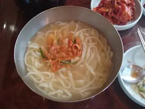 Tongil Noodles Soup