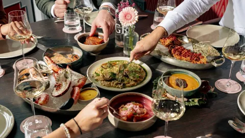 Sharing Brasserie Juliette in Lucerna