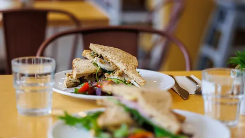 Courtyard Cafe at Birr Castle in Offaly
