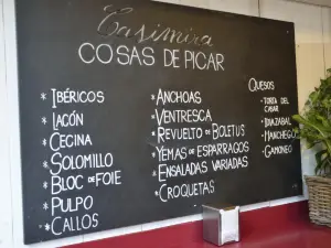 Casimira cosas de picar
