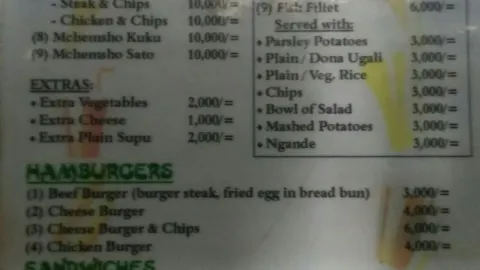 Chrisburgers in Moshi