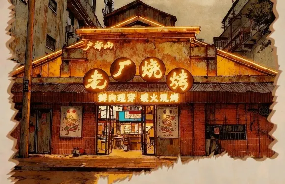 老廠燒烤·龍蝦·大排檔（戶部山店）