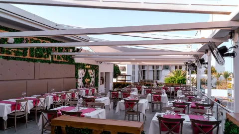 The Corner Restaurant flambe in Protaras