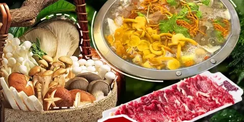 貢椒魚野菌氂牛雜湯鍋（理塘店）
