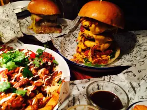 Half Man! Half Burger!