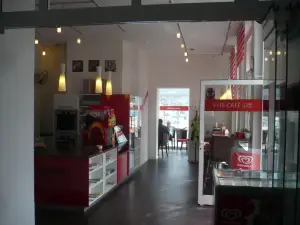 KHB-Cafe im Bahnhof von Bad Laasphe.