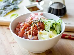Oshi Poke Bowl and Sushi