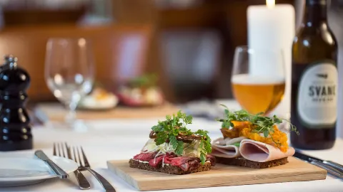 Restaurant Oluf Bagers Gaard in โอเดนเซ