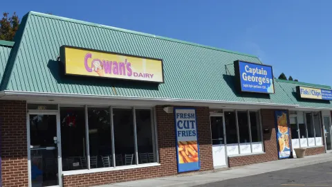 Cowan's Dairy in Cornwall