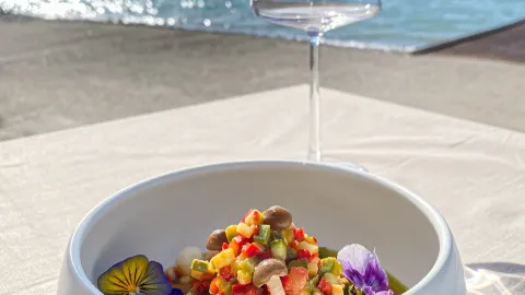 Sea Salt Corfu Restaurant in Thinali